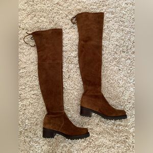 Stuart Weitzman over the knee boots 🤎